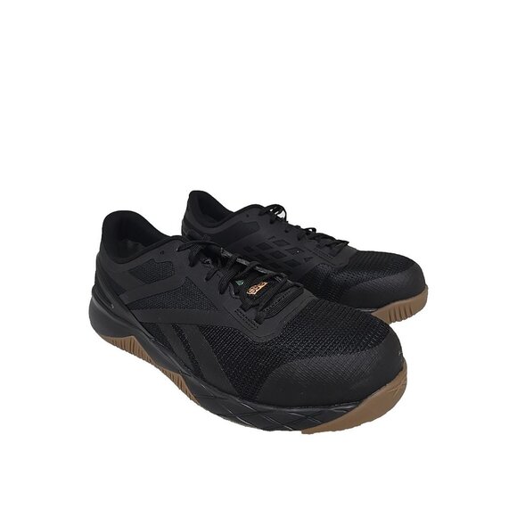 Reebok Work Men's Nanoflex TR SD+ Composite Toe Work Shoes Black/Gum Size 9.5W